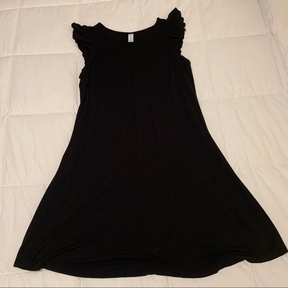 Old Navy Black Mid-Length Dress